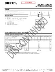 2A05G-T datasheet pdf Diodes