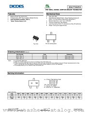 2DA1774R-7-F datasheet pdf Diodes