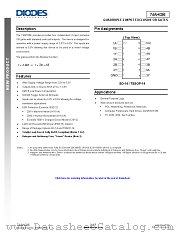 74AHC86T14-13 datasheet pdf Diodes