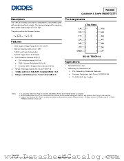 74HC00T14-13 datasheet pdf Diodes