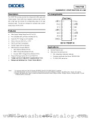 74HCT125T14-13 datasheet pdf Diodes