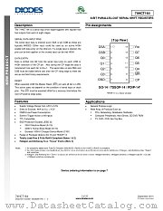 74HCT164T14-13 datasheet pdf Diodes