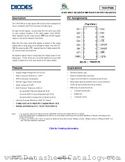 74HCT595S16-13 datasheet pdf Diodes
