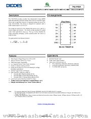 74LV132AT14-13 datasheet pdf Diodes