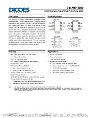 74LVC1G97DW-7 datasheet pdf Diodes