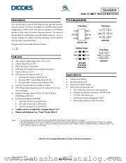 74LVC2G14W6-7 datasheet pdf Diodes