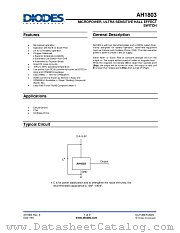 AH1803-WG-7 datasheet pdf Diodes