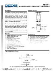 AH1804-W-7 datasheet pdf Diodes