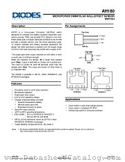AH180-PL-B datasheet pdf Diodes