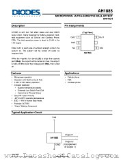AH1885-ZG-7 datasheet pdf Diodes