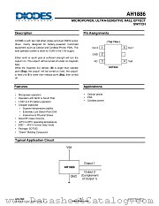 AH1886 datasheet pdf Diodes