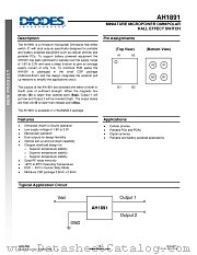 AH1891-CA4-7 datasheet pdf Diodes