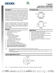 AH1893 datasheet pdf Diodes