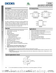 AH3360-FA-7 datasheet pdf Diodes