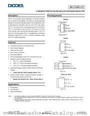 AP1117E25G-13 datasheet pdf Diodes