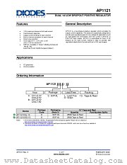 AP1121ASG-13 datasheet pdf Diodes