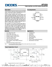 AP1534SG-13 datasheet pdf Diodes