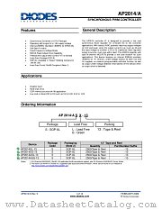 AP2014/A datasheet pdf Diodes