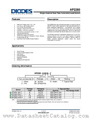 AP2280-2WG-7 datasheet pdf Diodes