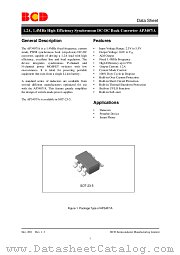AP3407AKTR-G1 datasheet pdf Diodes
