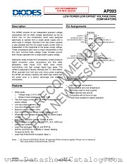 AP393NG-U datasheet pdf Diodes