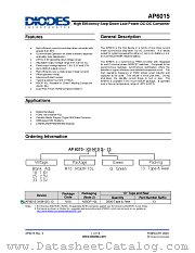 AP6015-18M10G-13 datasheet pdf Diodes