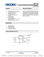 AP7115-30WG-7 datasheet pdf Diodes