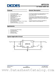 AP7217A-33SPG-13 datasheet pdf Diodes