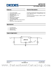 AP7217C datasheet pdf Diodes