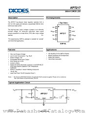 AP7217-33SG-13 datasheet pdf Diodes