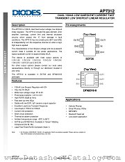 AP7312 datasheet pdf Diodes