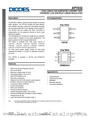 AP7332-3333W6-7 datasheet pdf Diodes