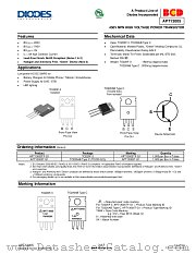 APT13005T-G1 datasheet pdf Diodes