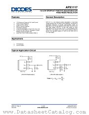 APX1117 datasheet pdf Diodes
