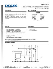 APX4558IS-13 datasheet pdf Diodes
