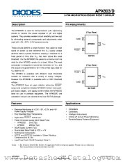 APX803D-29SAG-7 datasheet pdf Diodes