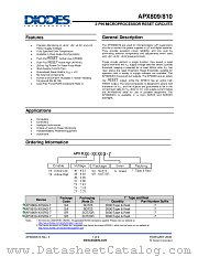 APX810-40SRG-7 datasheet pdf Diodes