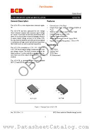AZ1117BH-1.2TRE76 datasheet pdf Diodes