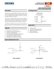 AZV331KTR-G1 datasheet pdf Diodes