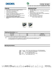 B170B-13-F datasheet pdf Diodes