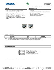 B1100LB-13-F datasheet pdf Diodes