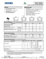 BAS16T-7-F datasheet pdf Diodes