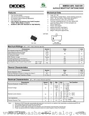 BAS16W-7-F datasheet pdf Diodes