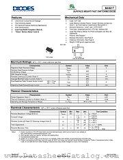 BAS21T-7-F datasheet pdf Diodes