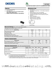 BAT400D-7-F datasheet pdf Diodes