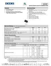BAT46W-7-F datasheet pdf Diodes