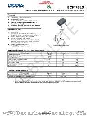 BC847BLD datasheet pdf Diodes