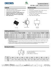BC857AW-7-F datasheet pdf Diodes