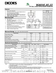 BC857CT-7-F datasheet pdf Diodes