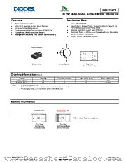 BC857BLP4-7 datasheet pdf Diodes